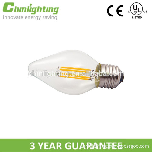2016 new fashion candle shape clear high quality led the lamp